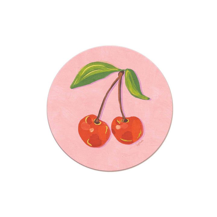 Seedlings Home Sweetest Cherries Seedlings Coaster