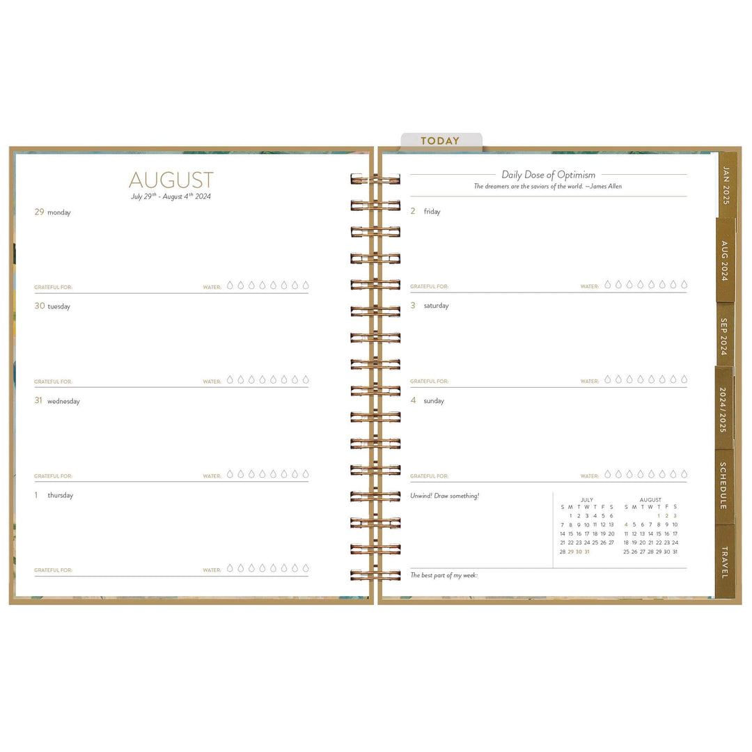 Seedlings Planner Love You 2024-2025 Seedlings 17 Month Planner