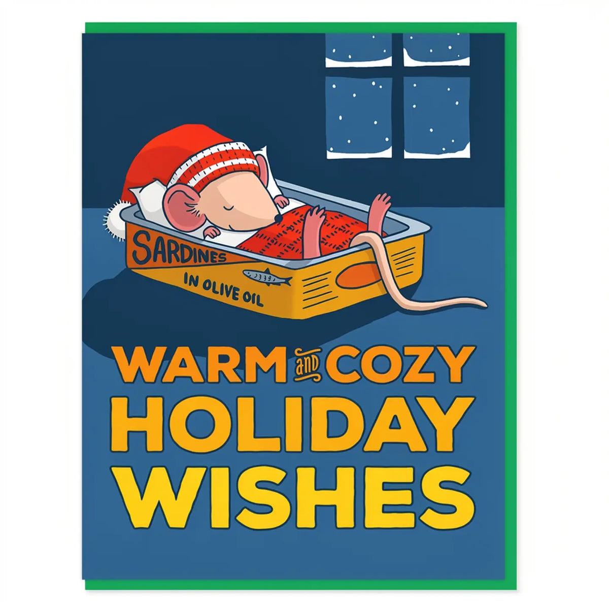 Semi Sweet Press Cards Cozy Mouse Holiday Card