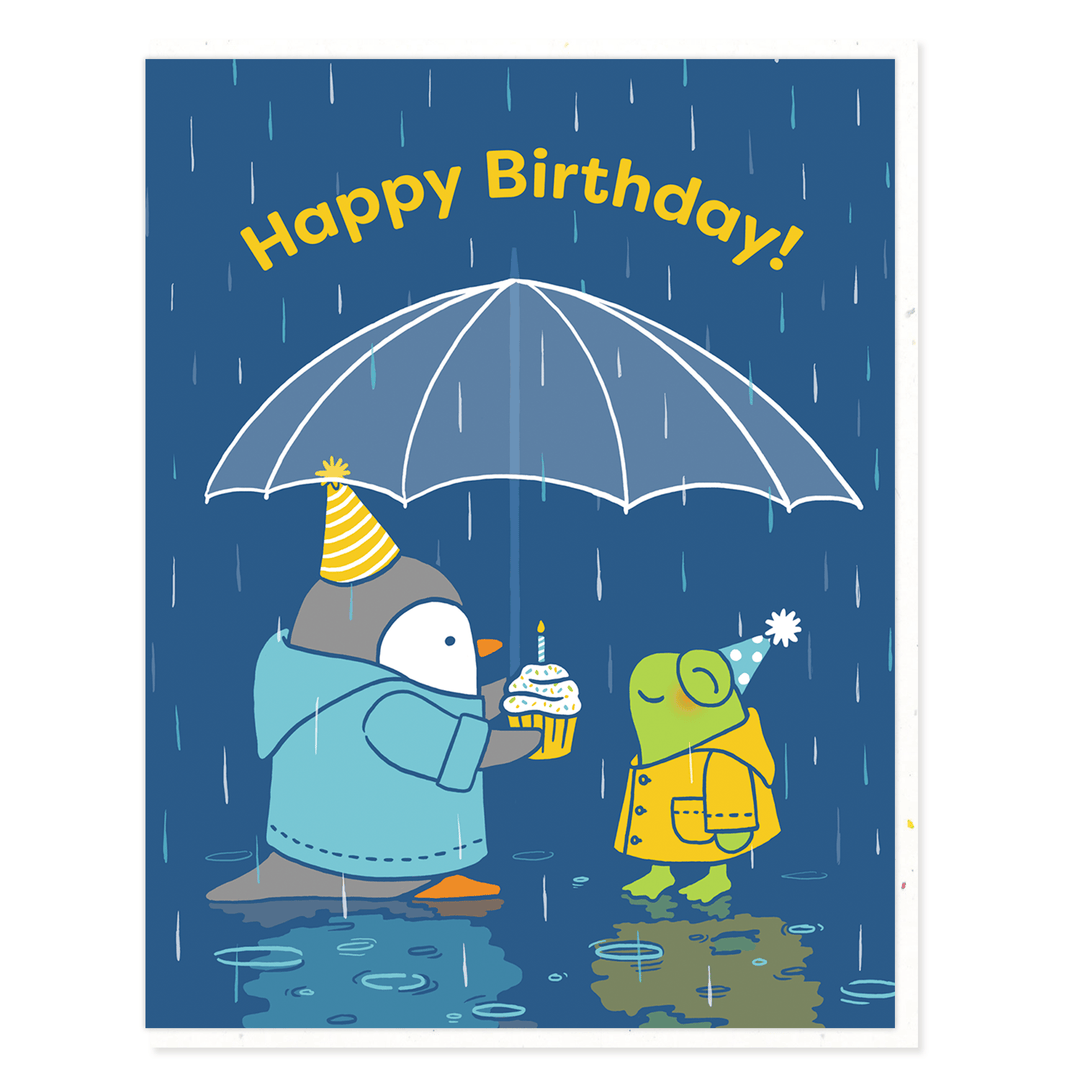 Semi Sweet Press Cards Rainy Day Birthday Card