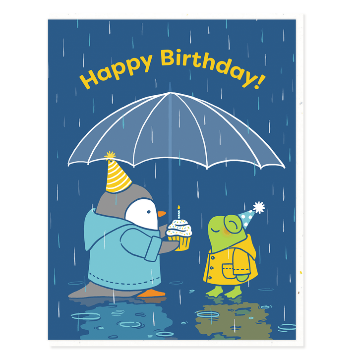 Semi Sweet Press Cards Rainy Day Birthday Card
