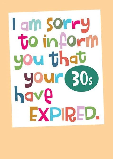 Shade Tree Greetings Cards 40th Birthday Card