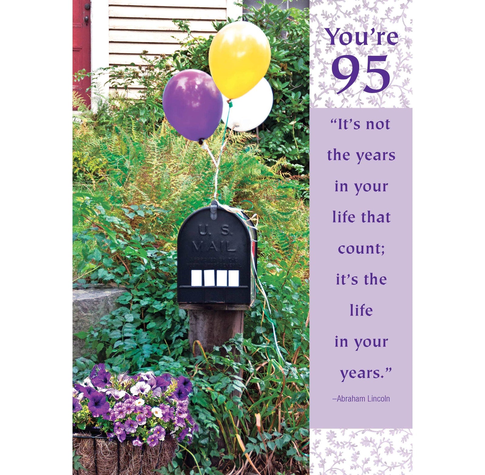 Shade Tree Greetings Cards 95th Birthday Milestone Card