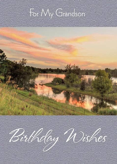 Shade Tree Greetings Cards Birthday Card Grandson