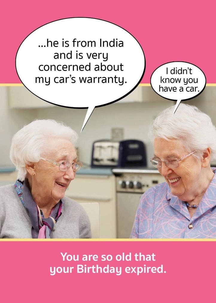 Shade Tree Greetings Cards Car Warranty Birthday Card