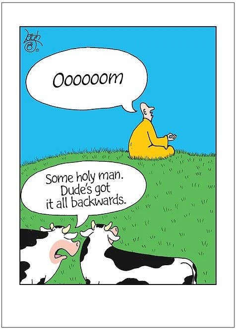 Shade Tree Greetings Cards Yoga Birthday Card