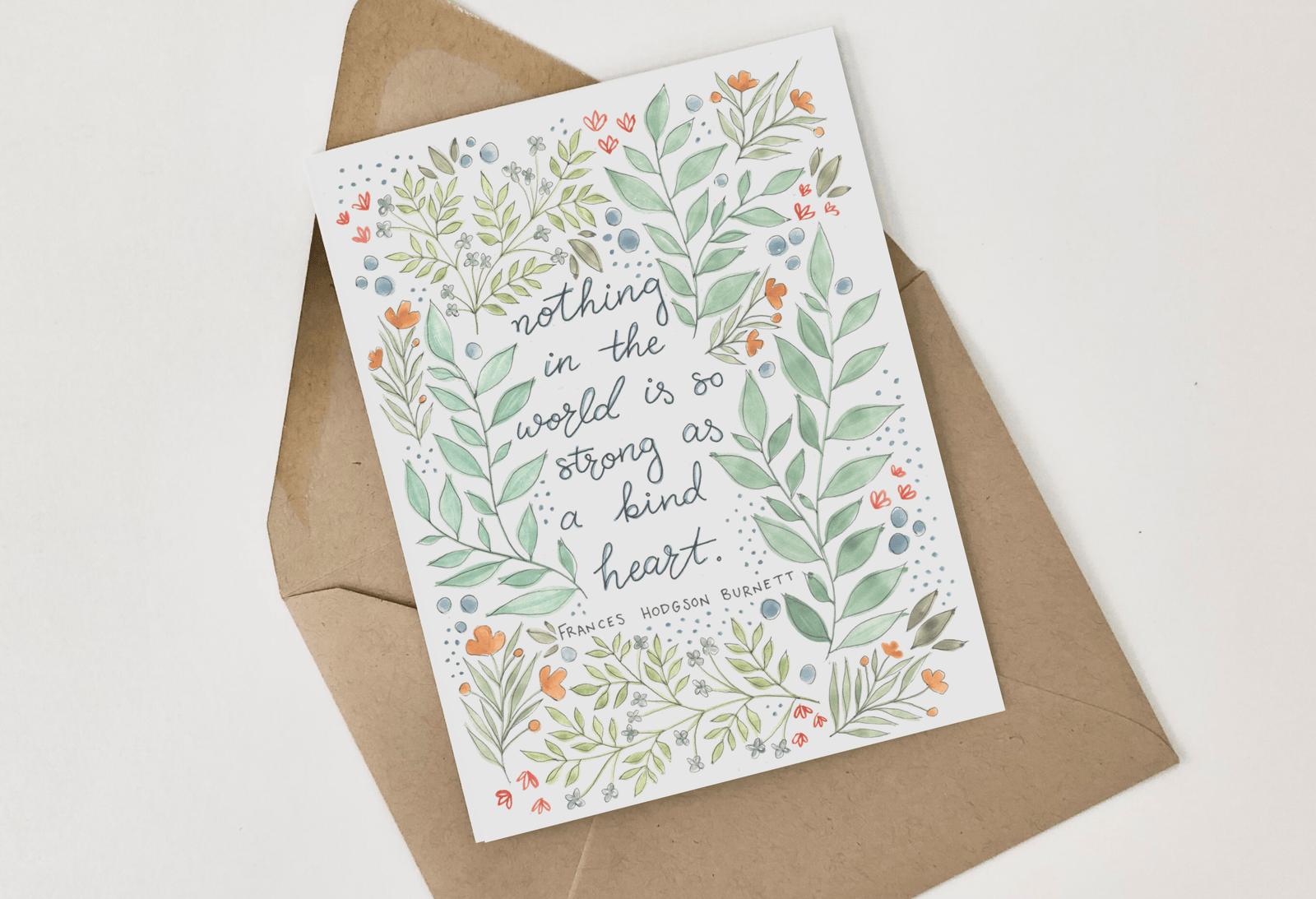 She Said It. Card Frances Hodgson Burnett Greeting Card