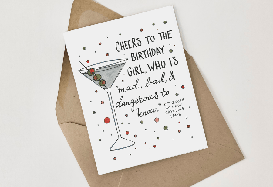She Said It. Cards Birthday Card - Caroline Lamb