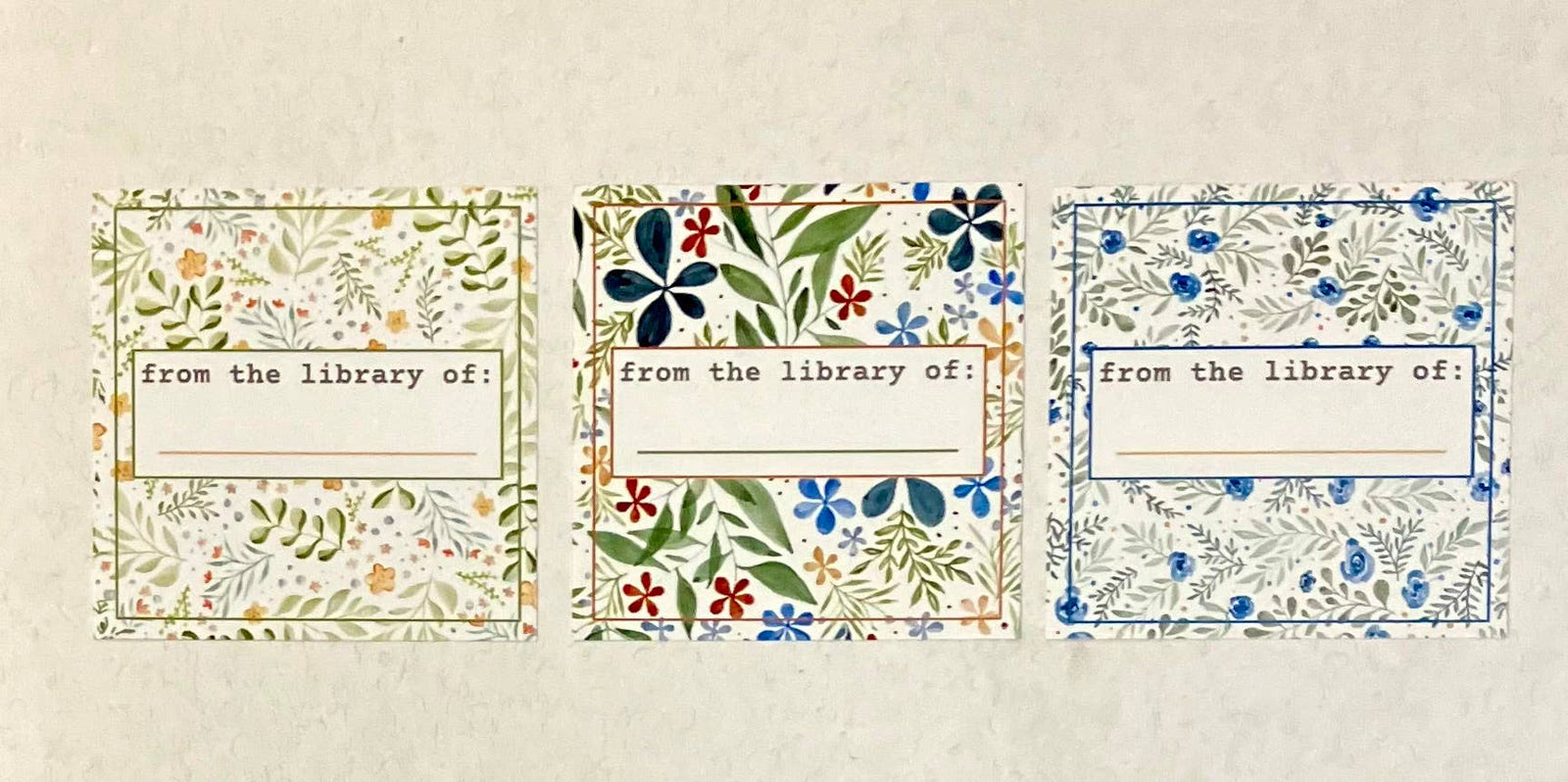 She Said It. Cards Bright Book Plate