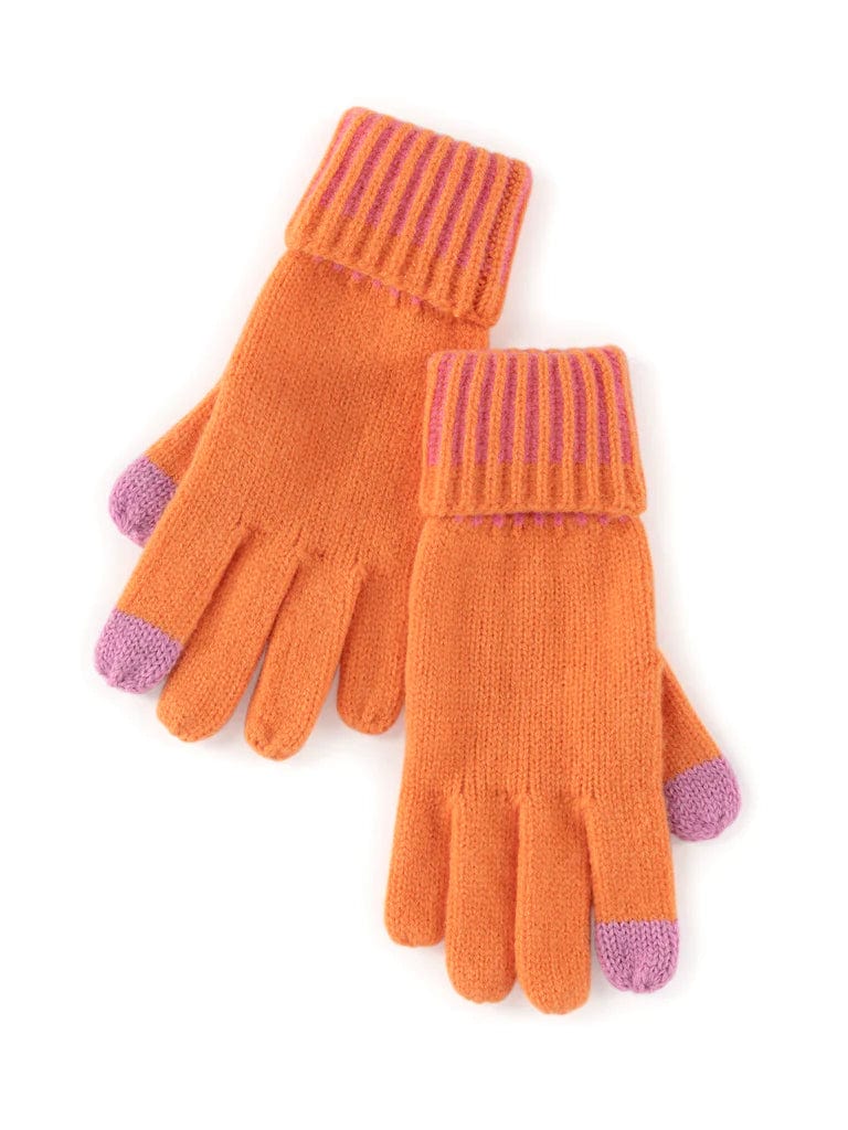 Shiraleah Gloves & Mittens Christie Touchscreen Gloves, Orange