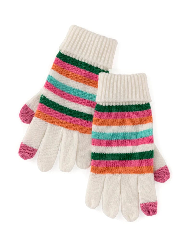 Shiraleah Gloves & Mittens Parker Touchscreen Gloves, Ivory