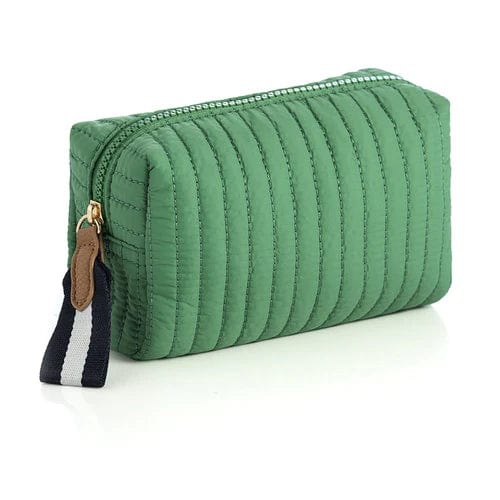 Luxe Slim Pencil Pouch - Metallic Seafoam Green - The Paper Place