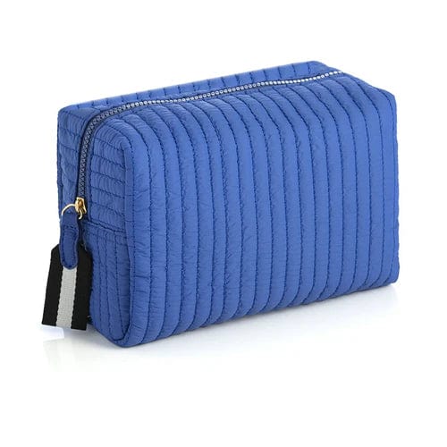 Shiraleah Pouch Ezra Large Boxy Cosmetic Pouch, Ultramarine