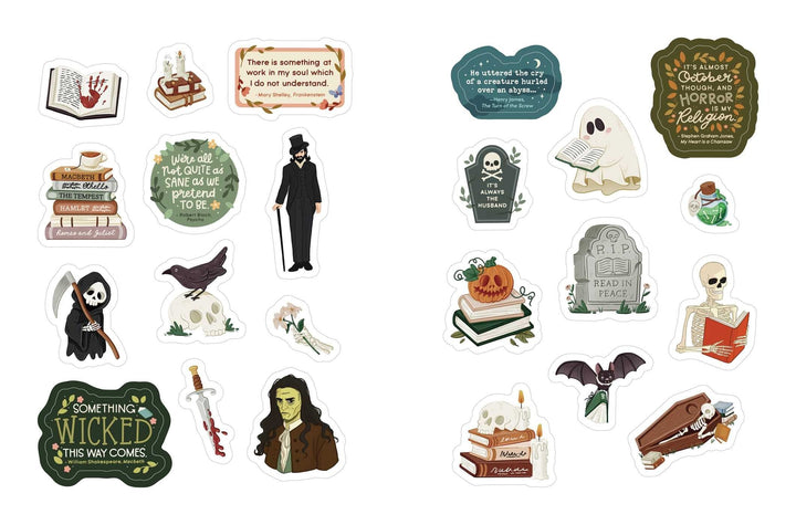 Simon & Schuster Cards One More Page - A Sticker Book for Book Lovers!