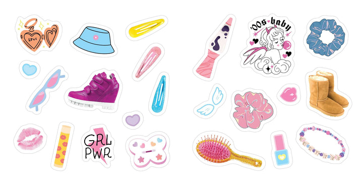 Simon & Schuster Cards Y2K Stickers