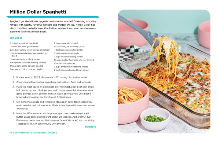 Simon & Schuster Cookbook The Unofficial TikTok Cookbook, Volume 2