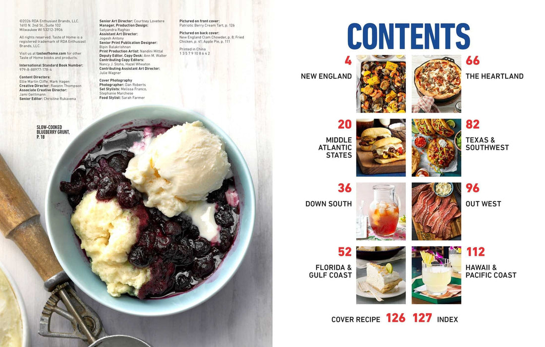 Simon & Schuster Gifts Taste of Home America the Tasty