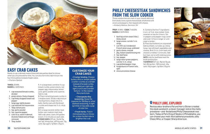 Simon & Schuster Gifts Taste of Home America the Tasty