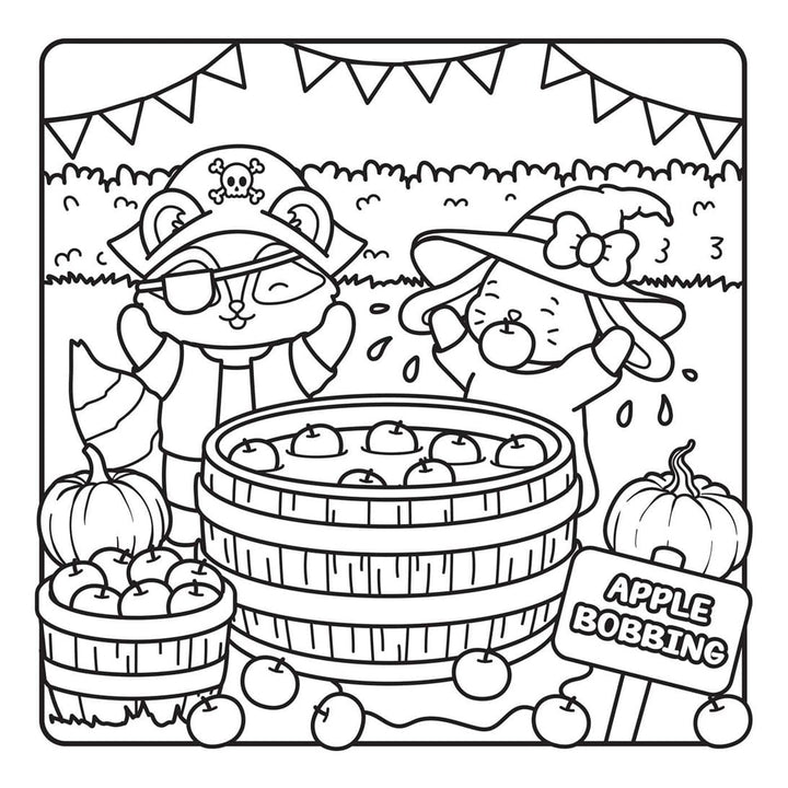 Simon &amp; Schuster Gifts The Not-So-Spooky Halloween Coloring Book