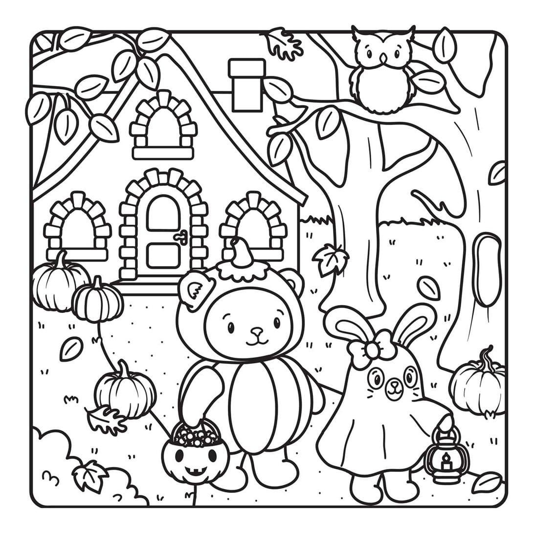Simon & Schuster Gifts The Not-So-Spooky Halloween Coloring Book