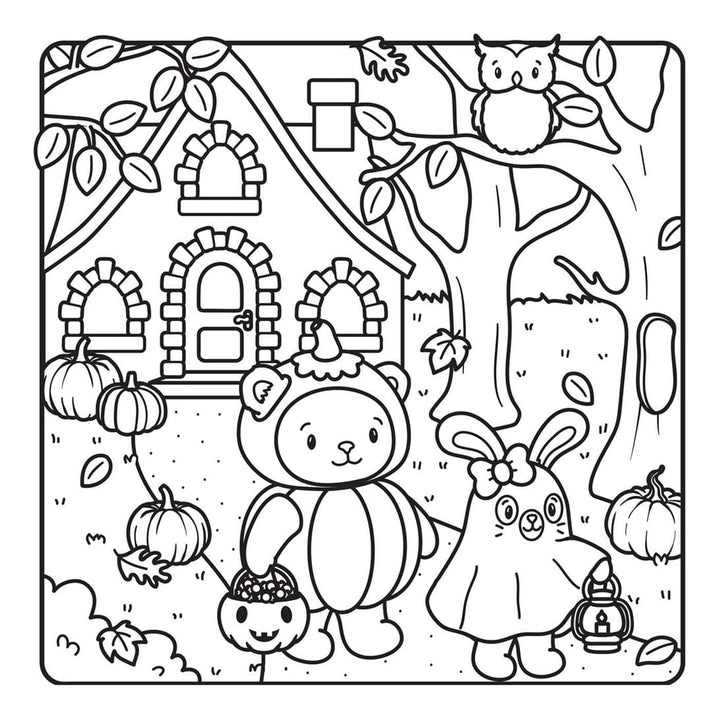 Simon &amp; Schuster Gifts The Not-So-Spooky Halloween Coloring Book