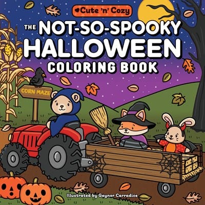 Simon &amp; Schuster Gifts The Not-So-Spooky Halloween Coloring Book