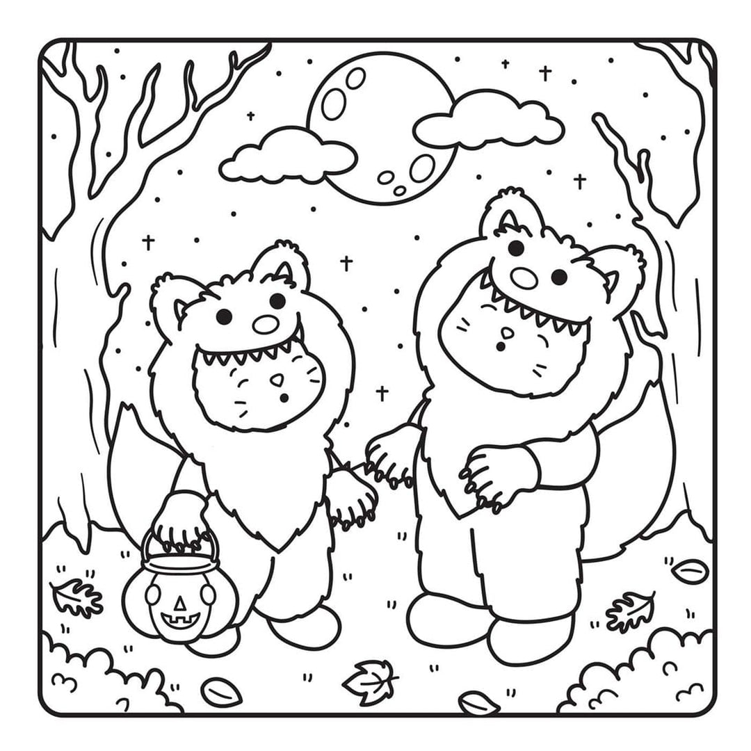 Simon &amp; Schuster Gifts The Not-So-Spooky Halloween Coloring Book