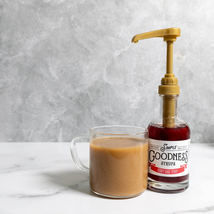 Simple Goodness Sisters Home Berry Sage Syrup