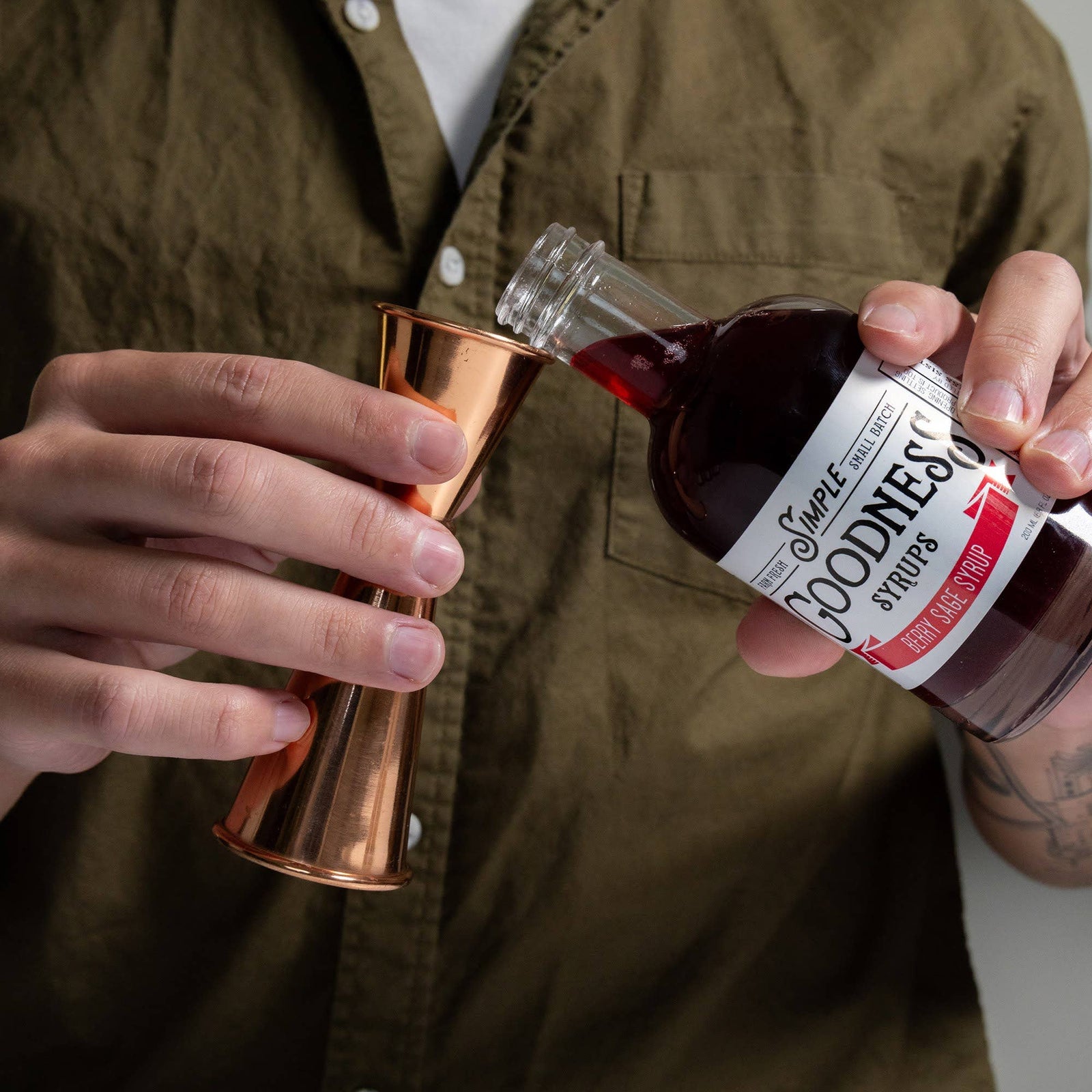 Simple Goodness Sisters Home Berry Sage Syrup