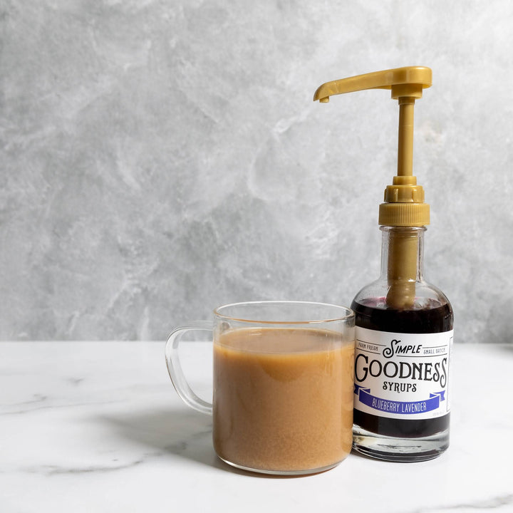 Simple Goodness Sisters Home Blueberry Lavender Syrup