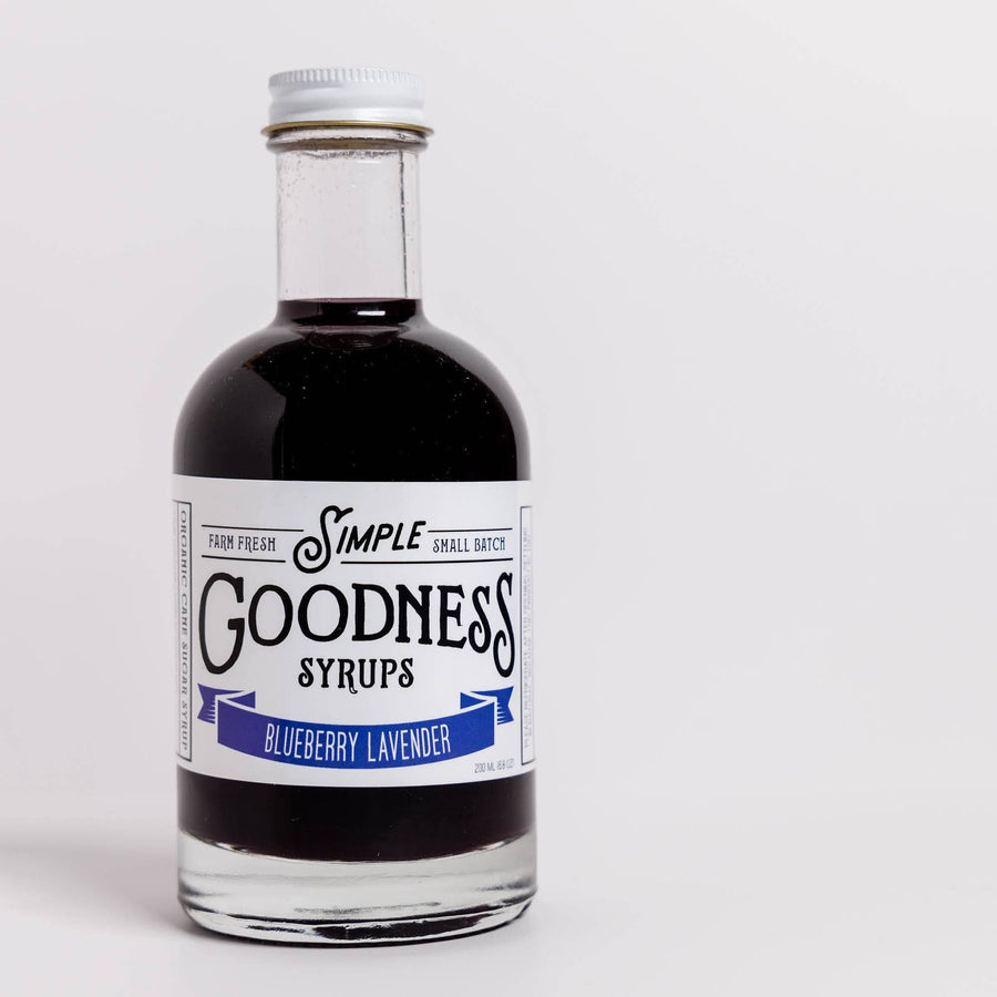 Simple Goodness Sisters Home Blueberry Lavender Syrup