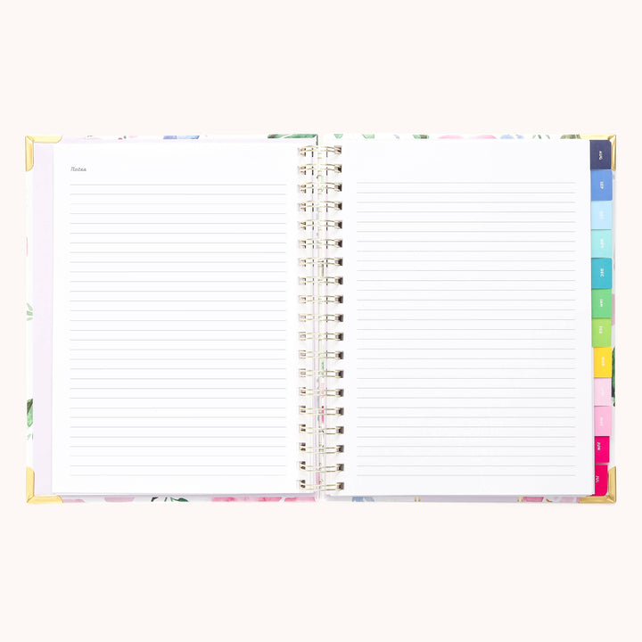 Simplified by Emily Ley paper 2025-2026 Spiral Weekly Simplified Planner - Cottage Floral