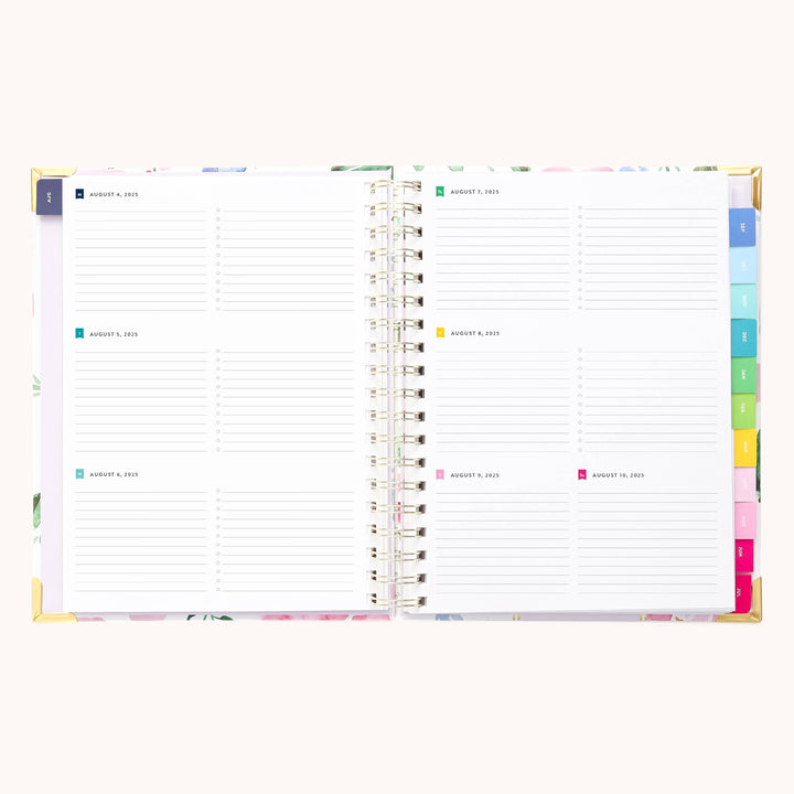 Simplified by Emily Ley paper 2025-2026 Spiral Weekly Simplified Planner - Cottage Floral