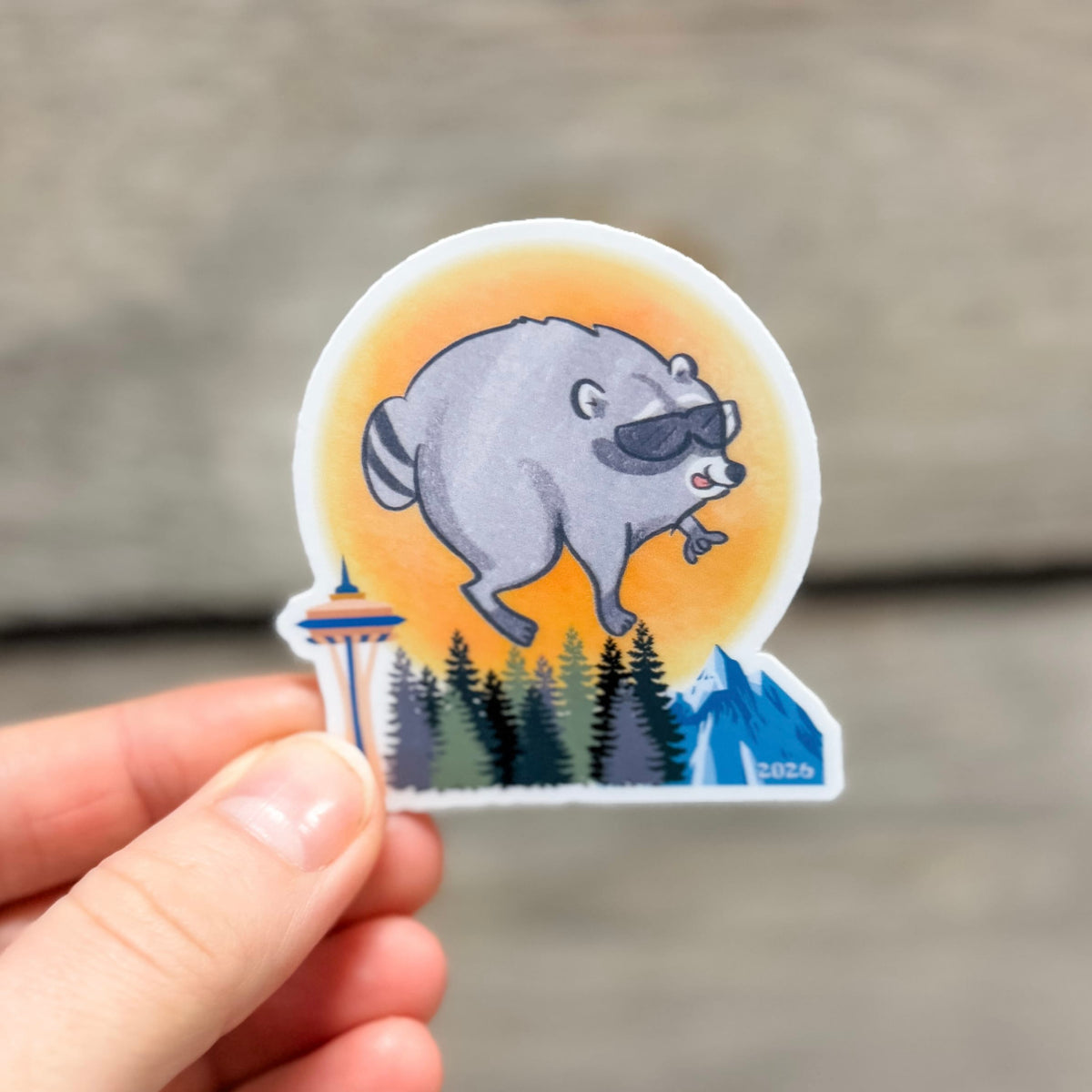 SketchboardJoy Cards Jimothy Seattle Sticker