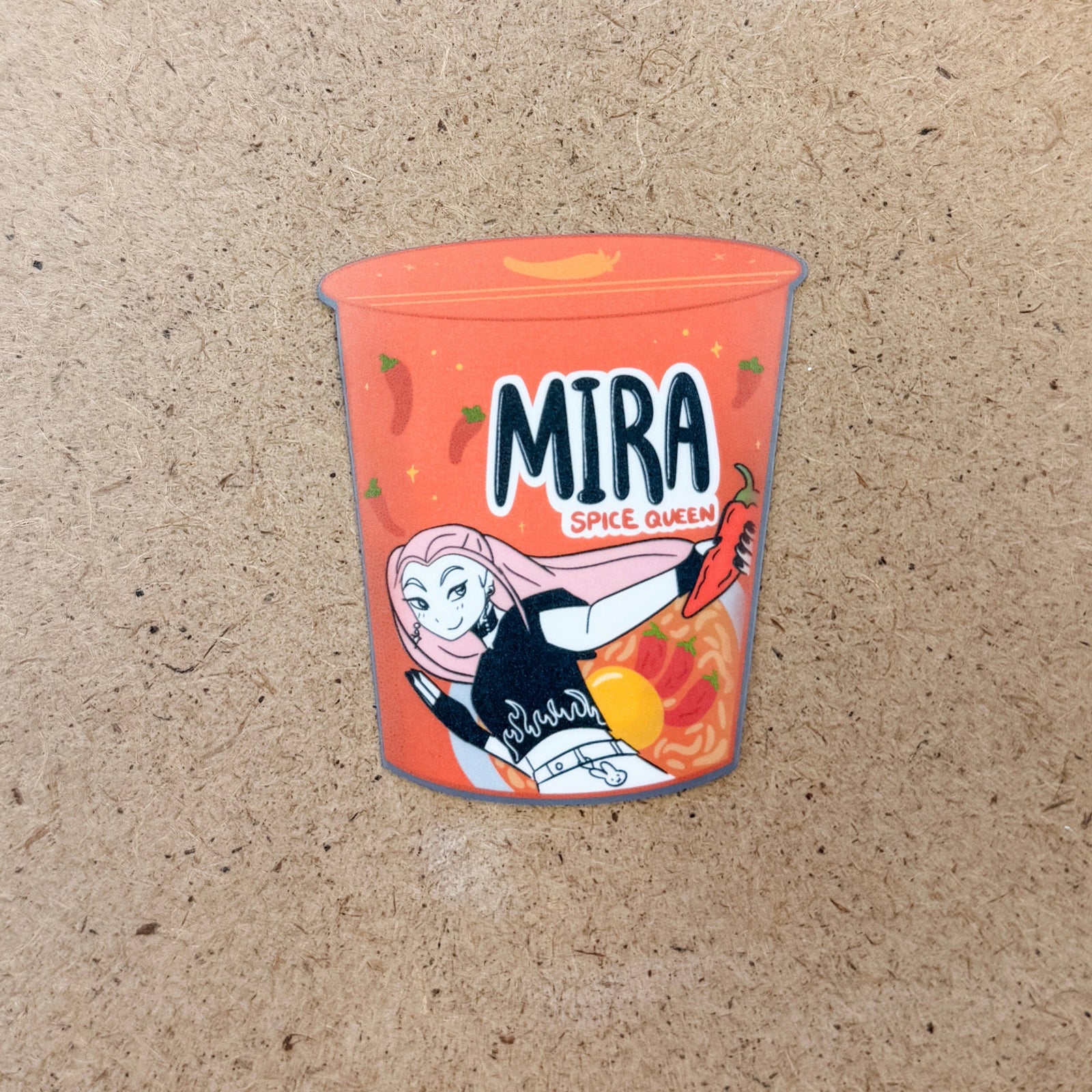 SketchboardJoy Cards Kpop Mira Ramen Cup Sticker