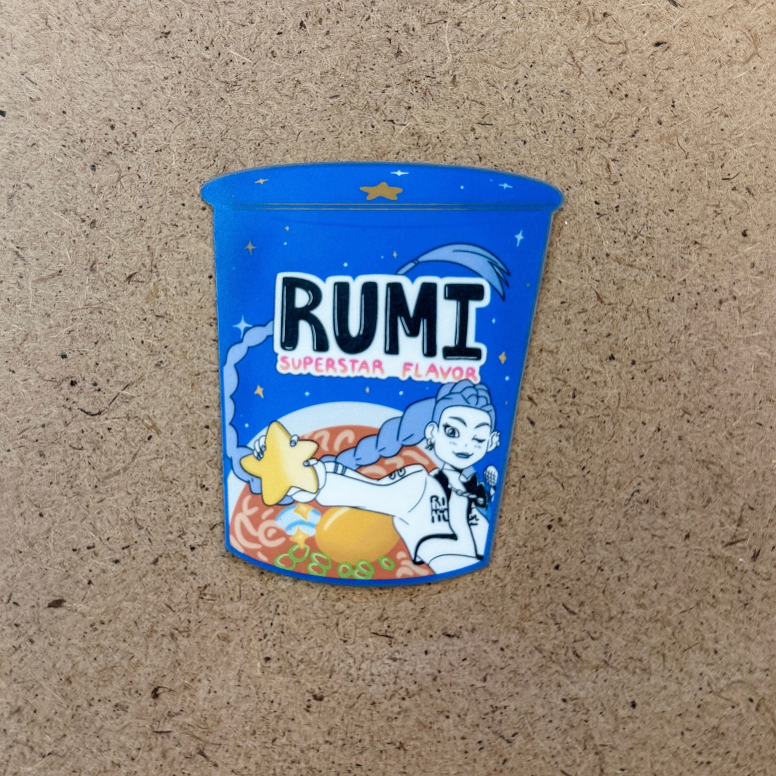 SketchboardJoy Cards Kpop Rumi Ramen Cup Sticker