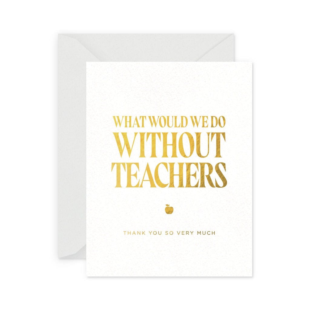 Smitten on Paper Card Without Teachers Card