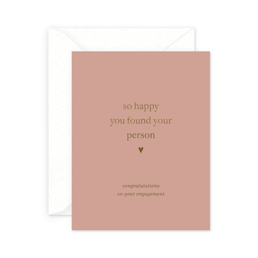 Smitten on Paper Card Your Person Engagement Card
