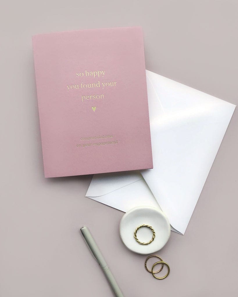 Smitten on Paper Card Your Person Engagement Card