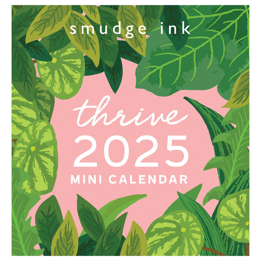 Smudge Ink Calendar 2025 Thrive Mini Calendar