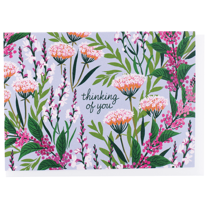 Smudge Ink Cards Assorted Botanical Greetings Note Card Set