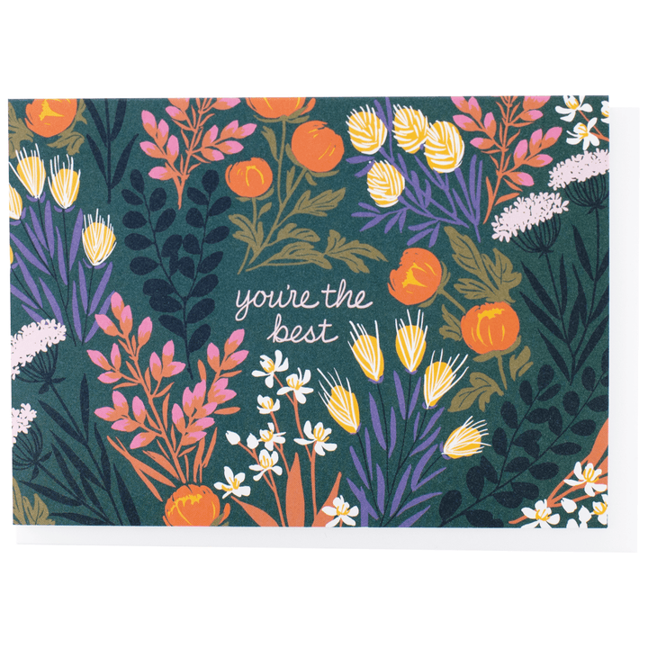 Smudge Ink Cards Assorted Botanical Greetings Note Card Set