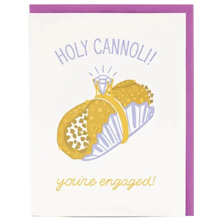 Smudge Ink Cards Cannoli Engagement Card