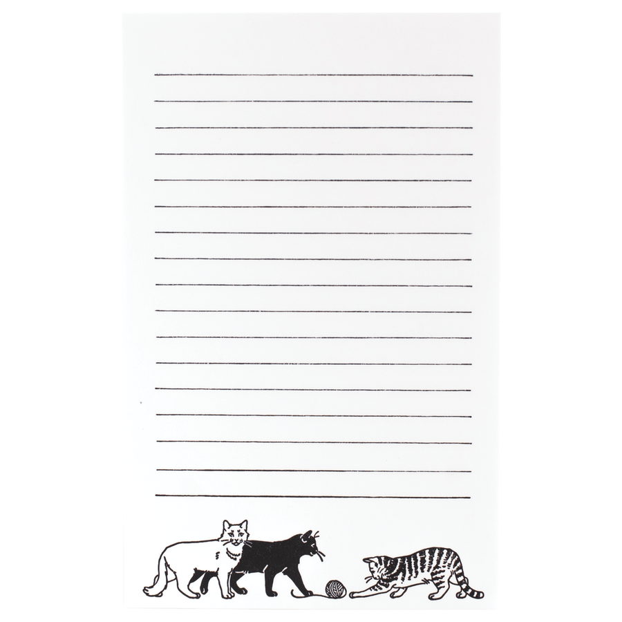 Smudge Ink Notebooks & Notepads Cats At Play Notepad