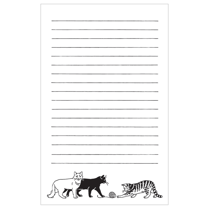 Smudge Ink Notebooks & Notepads Cats At Play Notepad