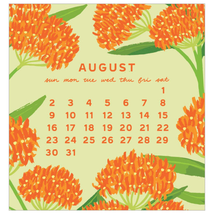 Smudge Ink paper 2026 Blossom Mini Calendar