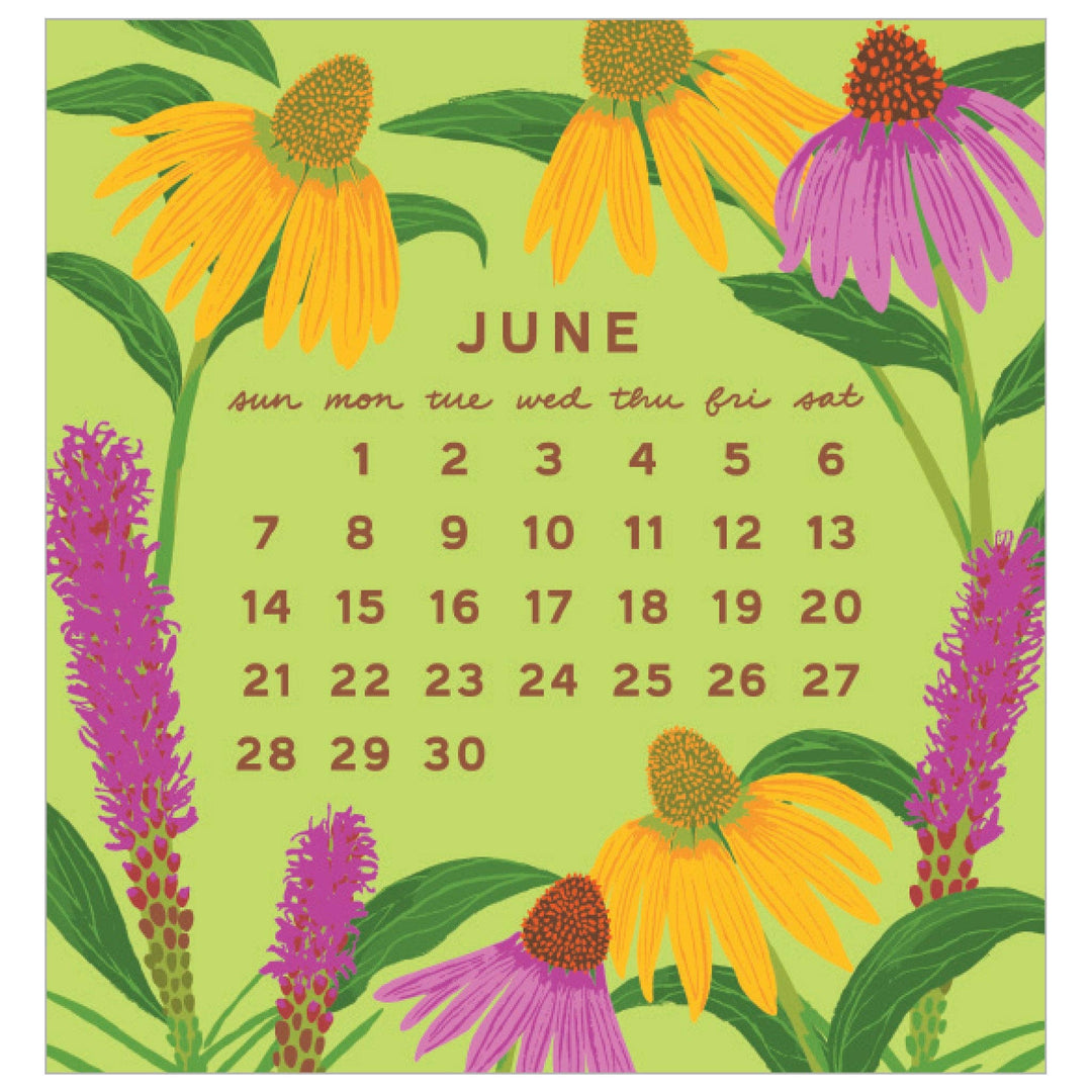 Smudge Ink paper 2026 Blossom Mini Calendar