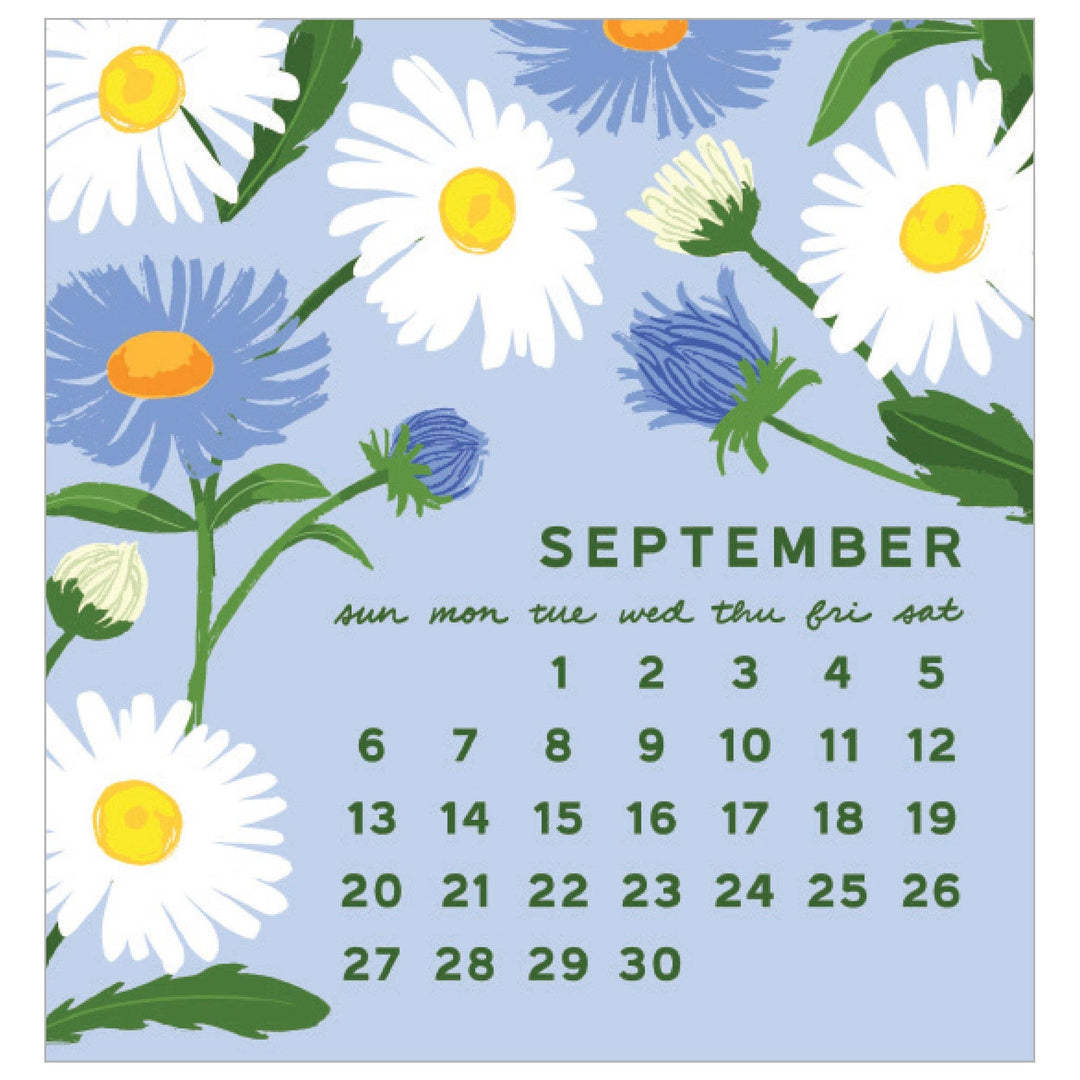 Smudge Ink paper 2026 Blossom Mini Calendar