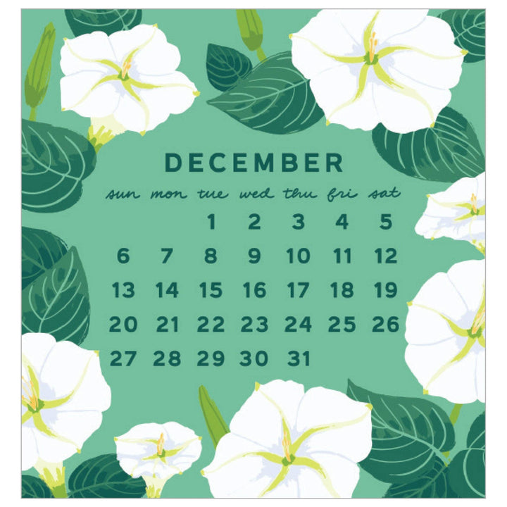 Smudge Ink paper 2026 Blossom Mini Calendar