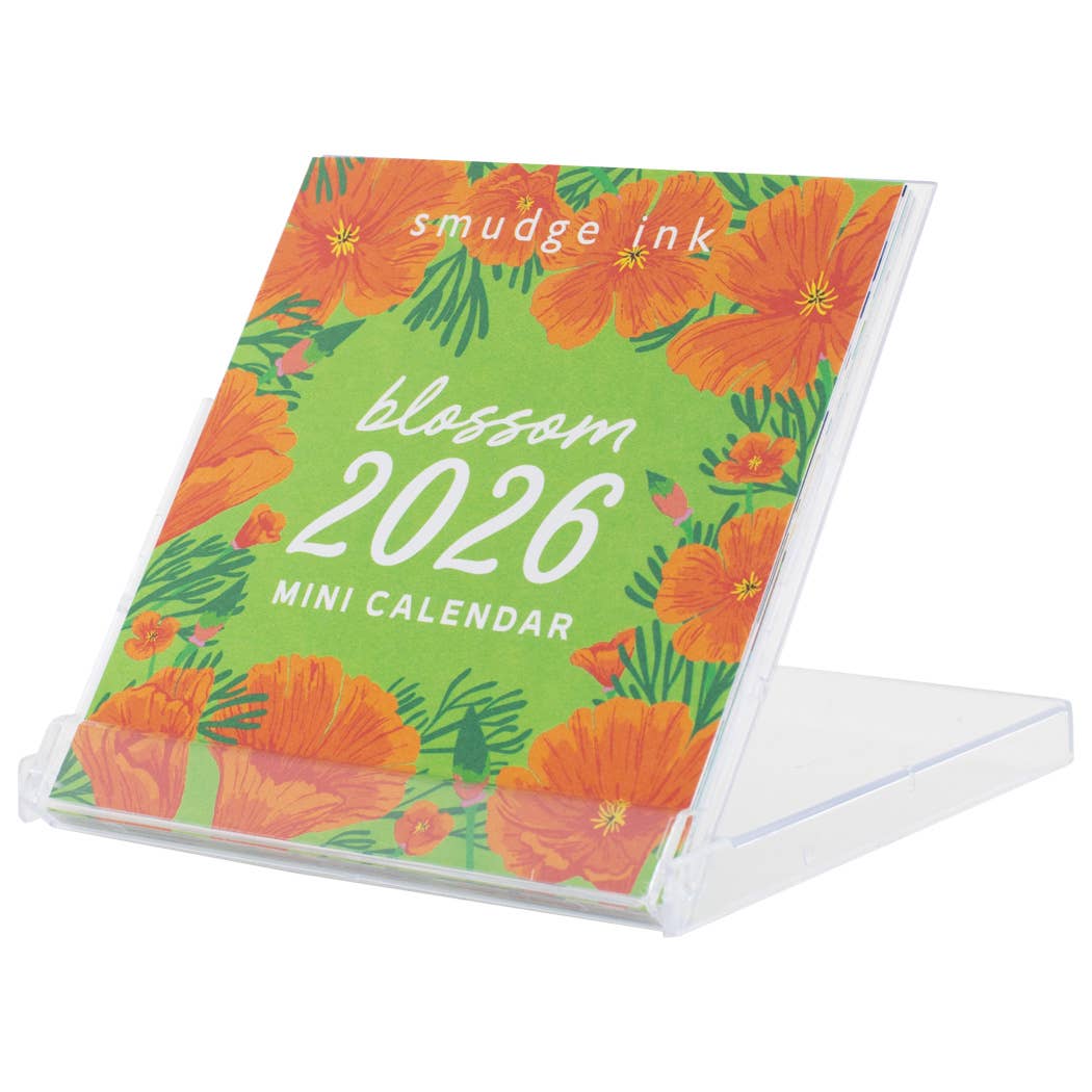 Smudge Ink paper 2026 Blossom Mini Calendar